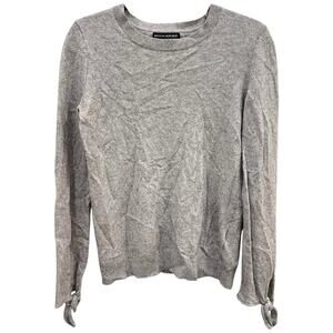 Banana Republic x Filpucci Merino Cashmere Gray Crewneck Sweater Size Medium